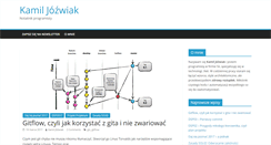 Desktop Screenshot of kamiljozwiak.net